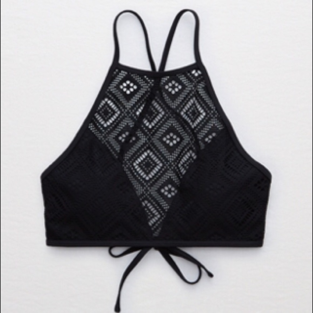 NWT Aerie Crochet Swim Top Size S